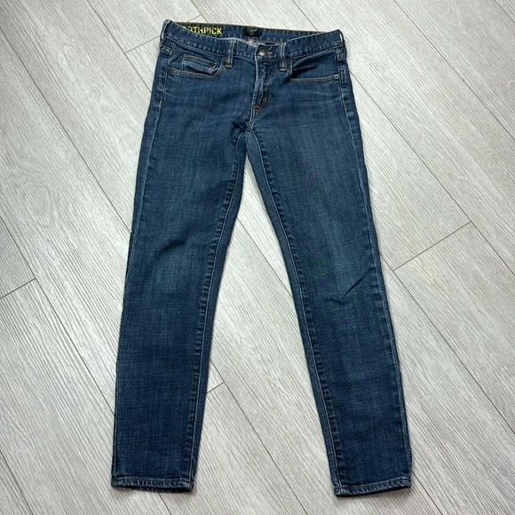 J. Crew Stretch curvy toothpick jeans in blue size 26 - Picture 2 of 11